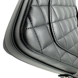 シャネル CHANEL マトラッセ フリルショルダーバッグ AS1737 29番台 ブラック ラムスキン レディース ショルダーバッグ