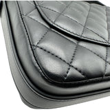 シャネル CHANEL マトラッセ フリルショルダーバッグ AS1737 29番台 ブラック ラムスキン レディース ショルダーバッグ