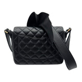 シャネル CHANEL マトラッセ フリルショルダーバッグ AS1737 29番台 ブラック ラムスキン レディース ショルダーバッグ