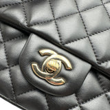 シャネル CHANEL マトラッセ フリルショルダーバッグ AS1737 29番台 ブラック ラムスキン レディース ショルダーバッグ
