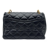 シャネル CHANEL マトラッセ チェーンショルダーバッグ AS0937 28番台 ネイビー ゴールド金具 ラムスキン レディース ショルダーバッグ