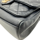 シャネル CHANEL マトラッセ チェーンショルダーバッグ AS0937 28番台 ネイビー ゴールド金具 ラムスキン レディース ショルダーバッグ