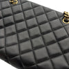 シャネル CHANEL マトラッセ ショッピングトートバッグ 17番台 ブラック ゴールド金具 ラムスキン レディース