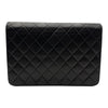 シャネル CHANEL マトラッセ クラシックフラップバッグ 8番台 ブラック ゴールド金具 ラムスキン レディース ショルダーバッグ