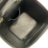 シャネル CHANEL マトラッセ トップハンドル バニティバッグ AS2362 31番台 ブラック ゴールド金具 キャビアスキン レディース ショルダーバッグ