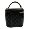 シャネル CHANEL マトラッセ トップハンドル バニティバッグ AS2362 31番台 ブラック ゴールド金具 キャビアスキン レディース ショルダーバッグ