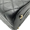 シャネル CHANEL マトラッセ トップハンドル バニティバッグ AS2362 31番台 ブラック ゴールド金具 キャビアスキン レディース ショルダーバッグ