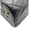 シャネル CHANEL マトラッセ トップハンドル バニティバッグ AS2362 31番台 ブラック ゴールド金具 キャビアスキン レディース ショルダーバッグ