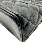 シャネル CHANEL 復刻トート A01804 8番台 ブラック ゴールド金具 キャビアスキン レディース トートバッグ