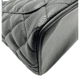 シャネル CHANEL 復刻トート A01804 8番台 ブラック ゴールド金具 キャビアスキン レディース トートバッグ