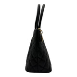 シャネル CHANEL 復刻トート A01804 8番台 ブラック ゴールド金具 キャビアスキン レディース トートバッグ