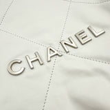 シャネル CHANEL CHANEL22 スモール AS3260 ホワイト ゴールド金具 シャイニーカーフ レディース ハンドバッグ ショルダーバッグ