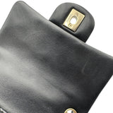 シャネル CHANEL ミニクラシック ハンドバッグ A35200 ブラック ゴールド金具 ラムスキン レディース ショルダーバッグ