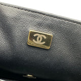 シャネル CHANEL ミニクラシック ハンドバッグ A35200 ブラック ゴールド金具 ラムスキン レディース ショルダーバッグ