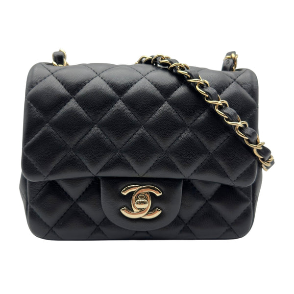 シャネル CHANEL ミニクラシック ハンドバッグ A35200 ブラック