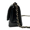 シャネル CHANEL ミニクラシック ハンドバッグ A35200 ブラック ゴールド金具 ラムスキン レディース ショルダーバッグ