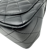 シャネル CHANEL ミニクラシック ハンドバッグ A35200 ブラック ゴールド金具 ラムスキン レディース ショルダーバッグ