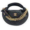 シャネル CHANEL マトラッセ ミニハンドバッグ AP3943 ブラック　ゴールド金具 キャビアスキン レディース ショルダーバッグ