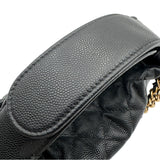 シャネル CHANEL マトラッセ ミニハンドバッグ AP3943 ブラック　ゴールド金具 キャビアスキン レディース ショルダーバッグ