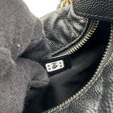 シャネル CHANEL マトラッセ ミニハンドバッグ AP3943 ブラック　ゴールド金具 キャビアスキン レディース ショルダーバッグ