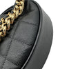 シャネル CHANEL マトラッセ ミニハンドバッグ AP3943 ブラック　ゴールド金具 キャビアスキン レディース ショルダーバッグ