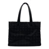 シャネル CHANEL ニュートラベルライントートMM A15991 6番台 ブラック ナイロン/レザー レディース トートバッグ