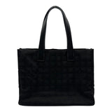 シャネル CHANEL ニュートラベルライントートMM A15991 6番台 ブラック ナイロン/レザー レディース トートバッグ