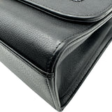 シャネル CHANEL ラージ ラベルクリック フラップバッグ A93703 23番台 ブラック ゴールド金具 カーフ レディース ショルダーバッグ