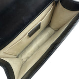 グッチ GUCCI GGマーモント チェーンショルダーバッグ 431384 ブラック レザー レディース ショルダーバッグ