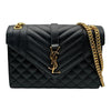 サンローラン SAINT LAURENT エンヴェーロブチェーンショルダーバッグ 487206 ブラック レザー レディース ショルダーバッグ