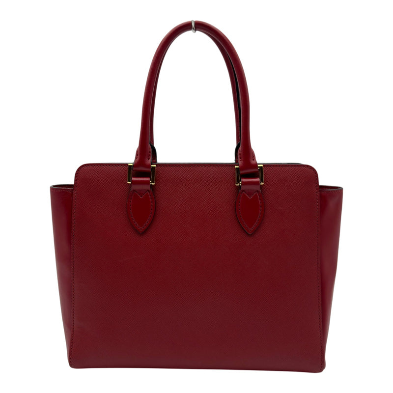 PRADAサフィアーハンドバッグ プラダ PRADA サフィアーノ ハンドバッグ 1BA113 レッド サフィアーノ