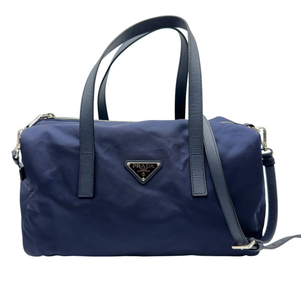 マ*+様 PRADA ボストンバッテスートナイロン　プラダ 【鑑定済み】　黒/紺 マ*+様 PRADA ボストンバッテスートナイロン プラダ 【鑑定済み】 黒