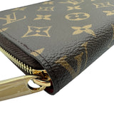 ルイ・ヴィトン LOUIS VUITTON ジッピー・ウォレット M41895 ブラウン モノグラムキャンバス レディース 長財布