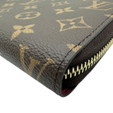 ルイ・ヴィトン LOUIS VUITTON ジッピー・ウォレット M41895 ブラウン モノグラムキャンバス レディース 長財布