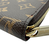 ルイ・ヴィトン LOUIS VUITTON ジッピー・ウォレット M41895 ブラウン モノグラムキャンバス レディース 長財布