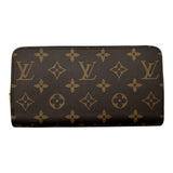ルイ・ヴィトン LOUIS VUITTON ジッピー・ウォレット M41895 ブラウン モノグラムキャンバス レディース 長財布