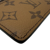 ルイ・ヴィトン LOUIS VUITTON ポルトカルト・サーンプル ブラウン モノグラムリバース/レザー レディース カードケース