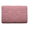 ルイ・ヴィトン LOUIS VUITTON ポルトモネ・ロザリ M14507 ピンク モノグラムアンプラントレザー レディース コインケース