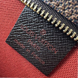 ルイ・ヴィトン LOUIS VUITTON トゥルース・メイクアップポーチ N51982 ブラウン ダミエ/レザー レディース ハンドバッグ