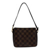 ルイ・ヴィトン LOUIS VUITTON トゥルース・メイクアップポーチ N51982 ブラウン ダミエ/レザー レディース ハンドバッグ