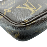 ルイ・ヴィトン LOUIS VUITTON ポシェット・アクセソワール 村上隆 M51981 ブラウン モノグラムパンダ/レザー レディース ハンドバッグ