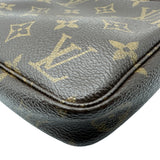 ルイ・ヴィトン LOUIS VUITTON ポシェット・アクセソワール 村上隆 M51981 ブラウン モノグラムパンダ/レザー レディース ハンドバッグ