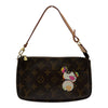 ルイ・ヴィトン LOUIS VUITTON ポシェット・アクセソワール 村上隆 M51981 ブラウン モノグラムパンダ/レザー レディース ハンドバッグ
