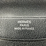 エルメス HERMES イリヤード コンパクト B刻 ブラック シェーブルシャムキラ レディース カードケース