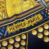 エルメス HERMES カレ90 L'OR DES CHEFS マルチカラー シルク レディース スカーフ