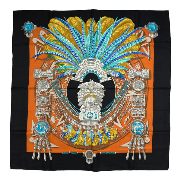 エルメス HERMES カレ90 MEXIQUE マルチカラー シルク レディース