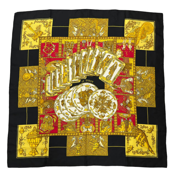 エルメス HERMES カレ90 LE TAROT マルチカラー シルク レディース