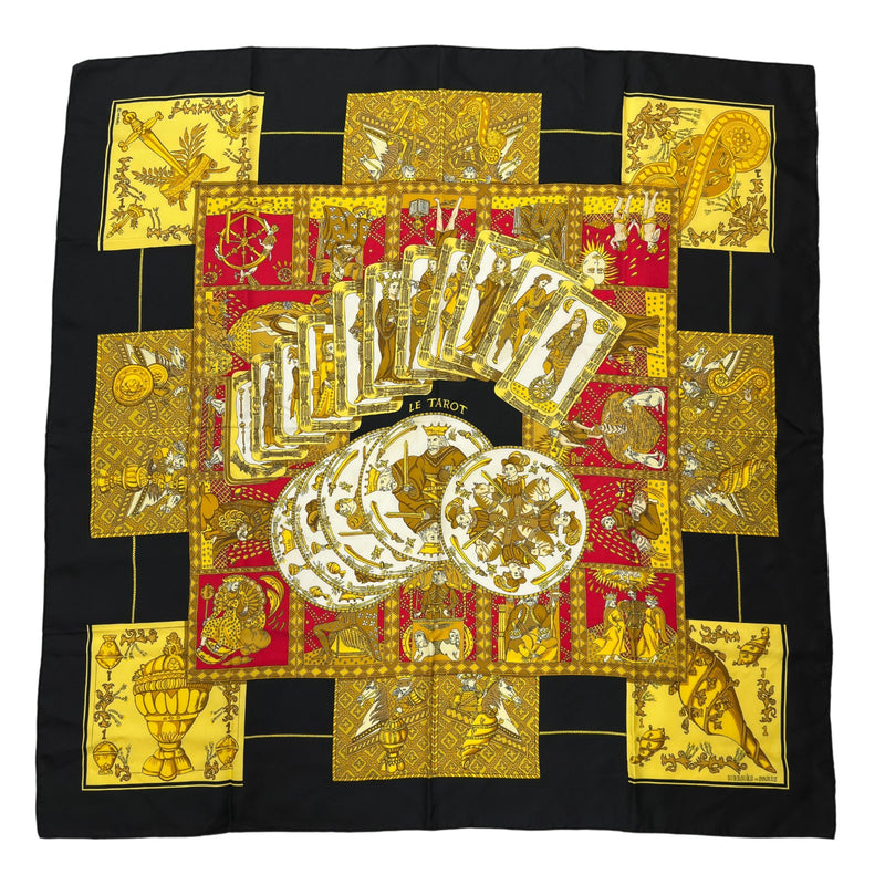 エルメス HERMES カレ90 LE TAROT マルチカラー シルク レディース