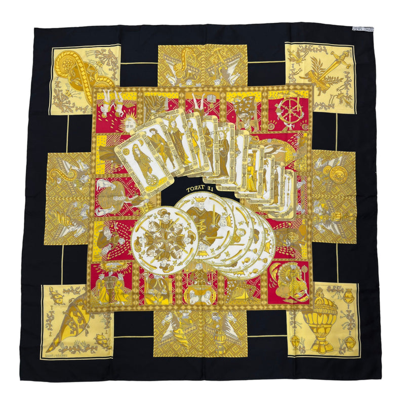 エルメス HERMES カレ90 LE TAROT マルチカラー シルク レディース