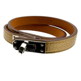 エルメス HERMES ミニケリー ドゥブルトゥール T2 ドレ シルバー金具 シェーブル・シャムキラ アクセサリー